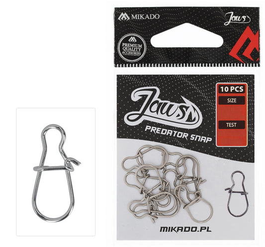 Mikado Snap - Jaws Predator Snap Größe S - 10 Stk.