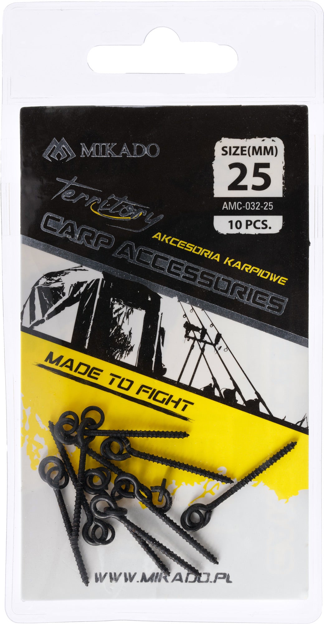 Mikado Schraube - Für Boilies Mit Split-Ring 13mm - 10 Stk.