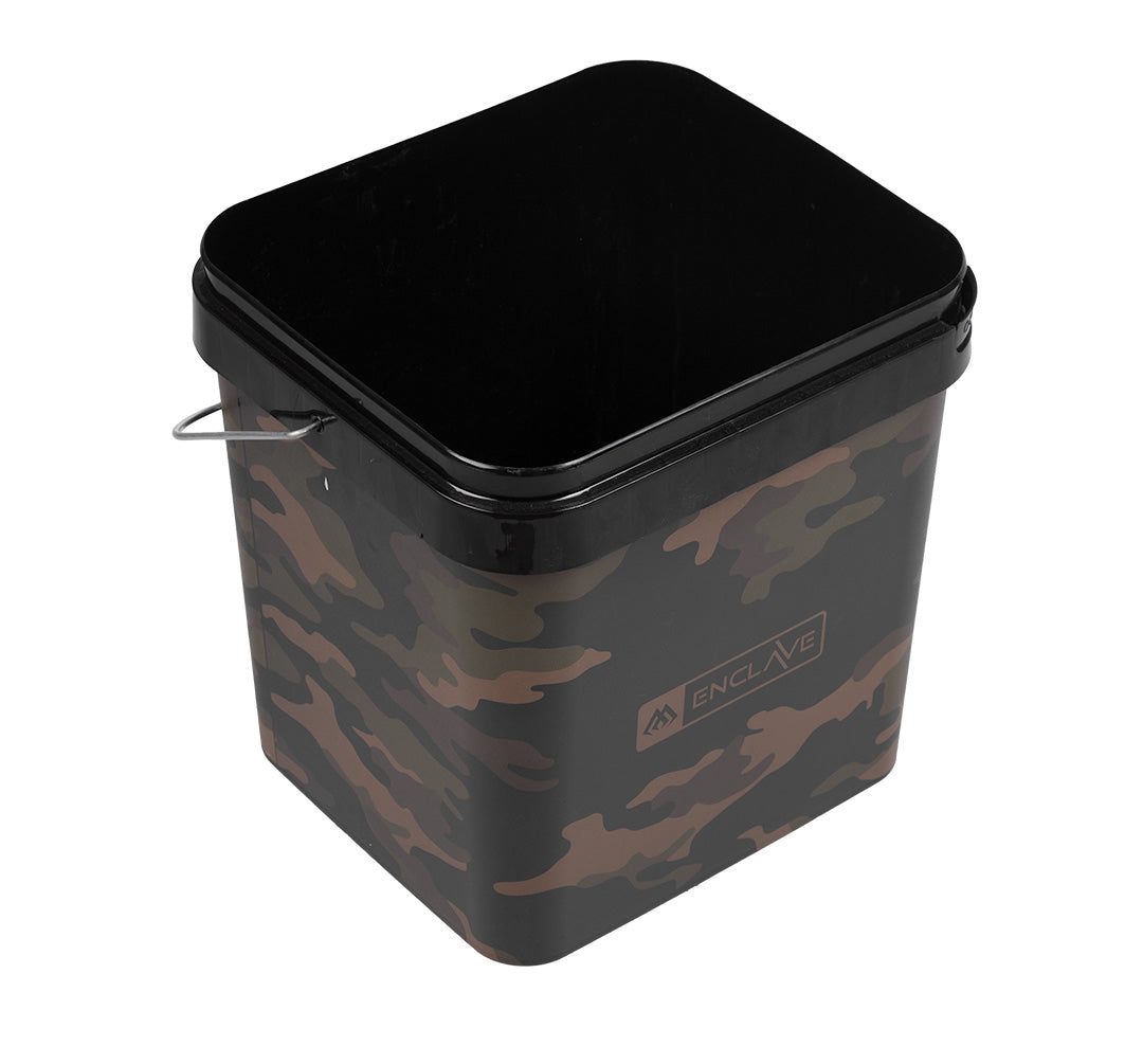 Mikado Bucket - Enclave Camo - Eckiger Futtereimer 17 L - 1 Stk.