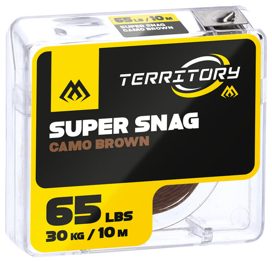 Mikado Braid Hooklink - Super Snag - 65lbs/10m - Camo Brown - 1 pcs.