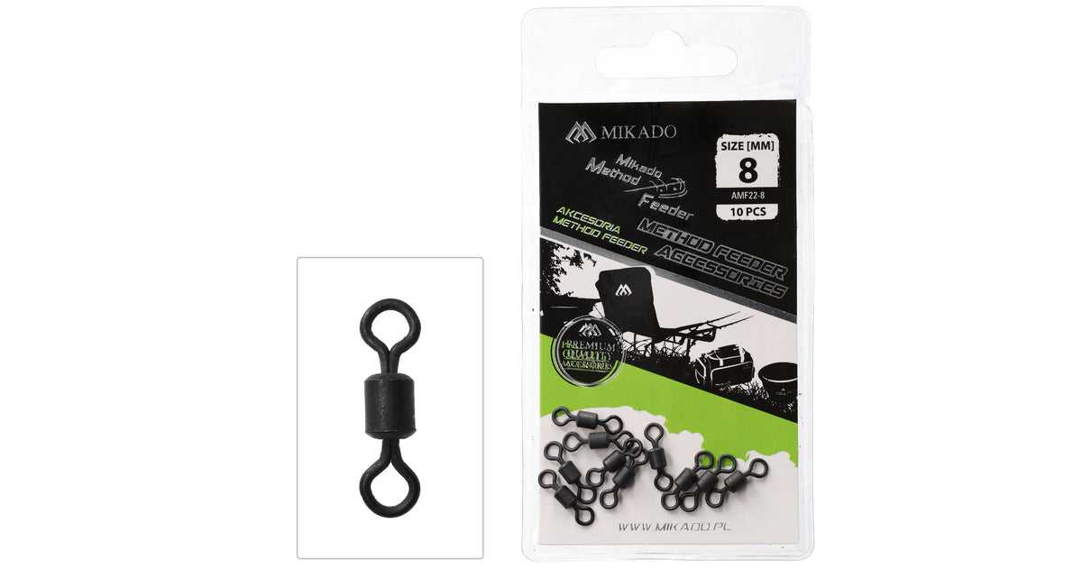 Mikado Wirbel - Method Feeder Swivel No NR. 8 - 10 Stk.