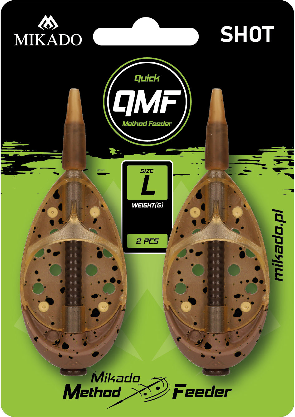 Mikado Feeder - Method Feeder Shot Q.M.F. System L - 40g - 1 Stk.