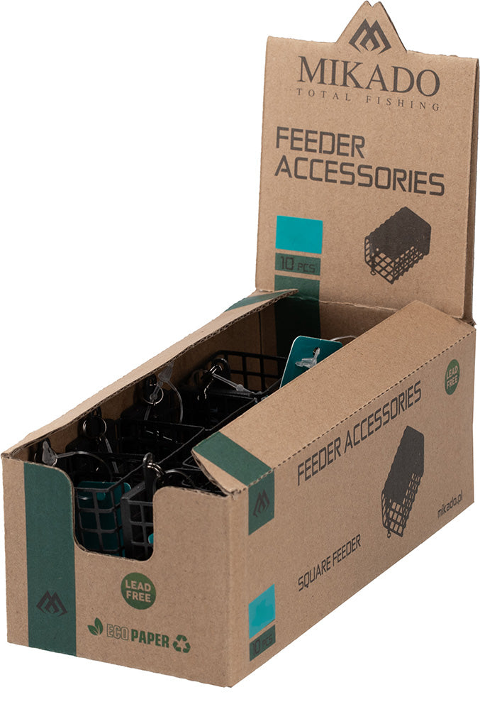 Mikado Feeder - Quadrat Mit Boden - 20g - (30x30x44mm) - 1 Stk.