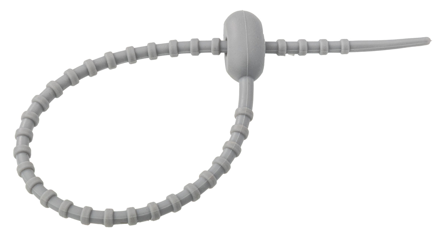 Mikado Band - Silikon-Clipband - 21,5 cm/GRAU - 50 stk.