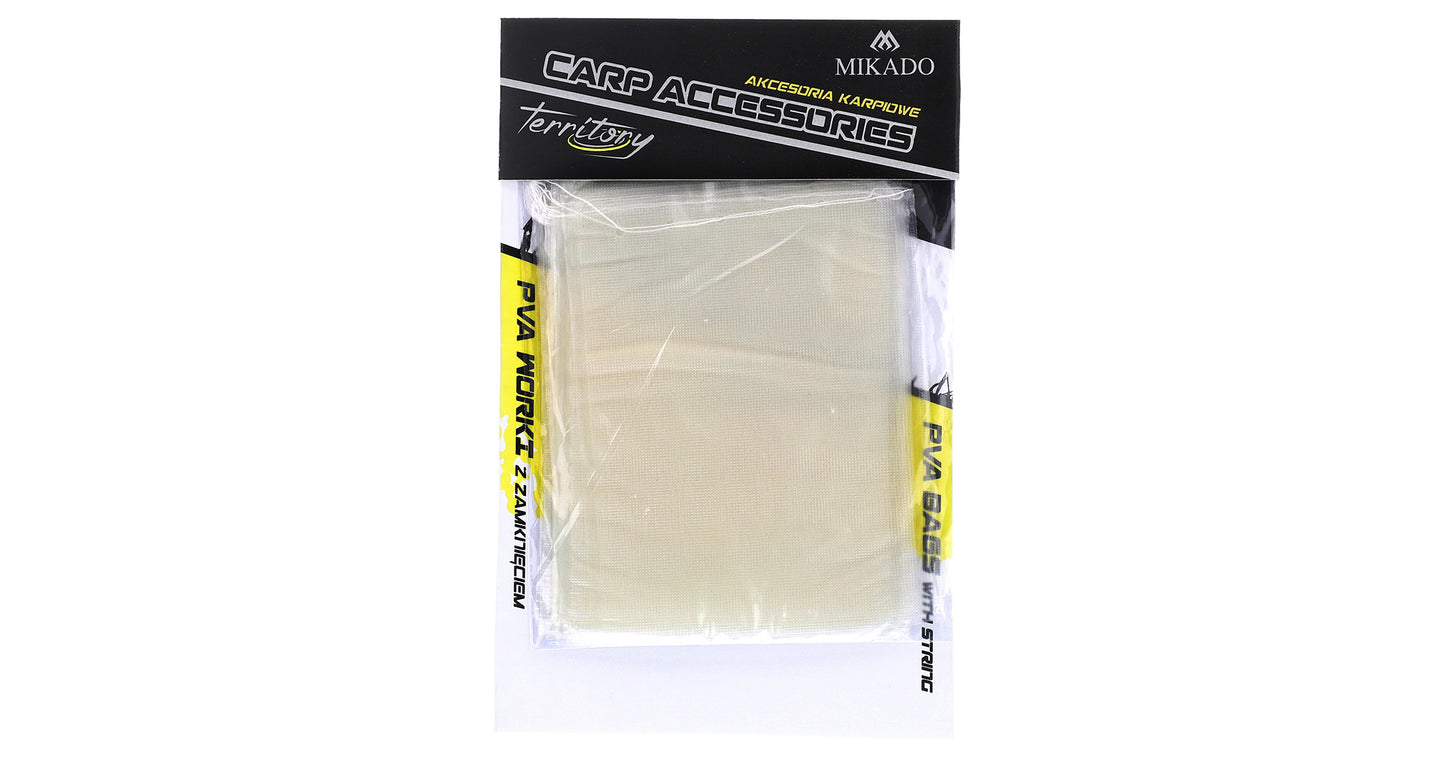 Mikado Pva - Taschen Mit Löchern Und Gurt 70x100mm - 10 Stk.