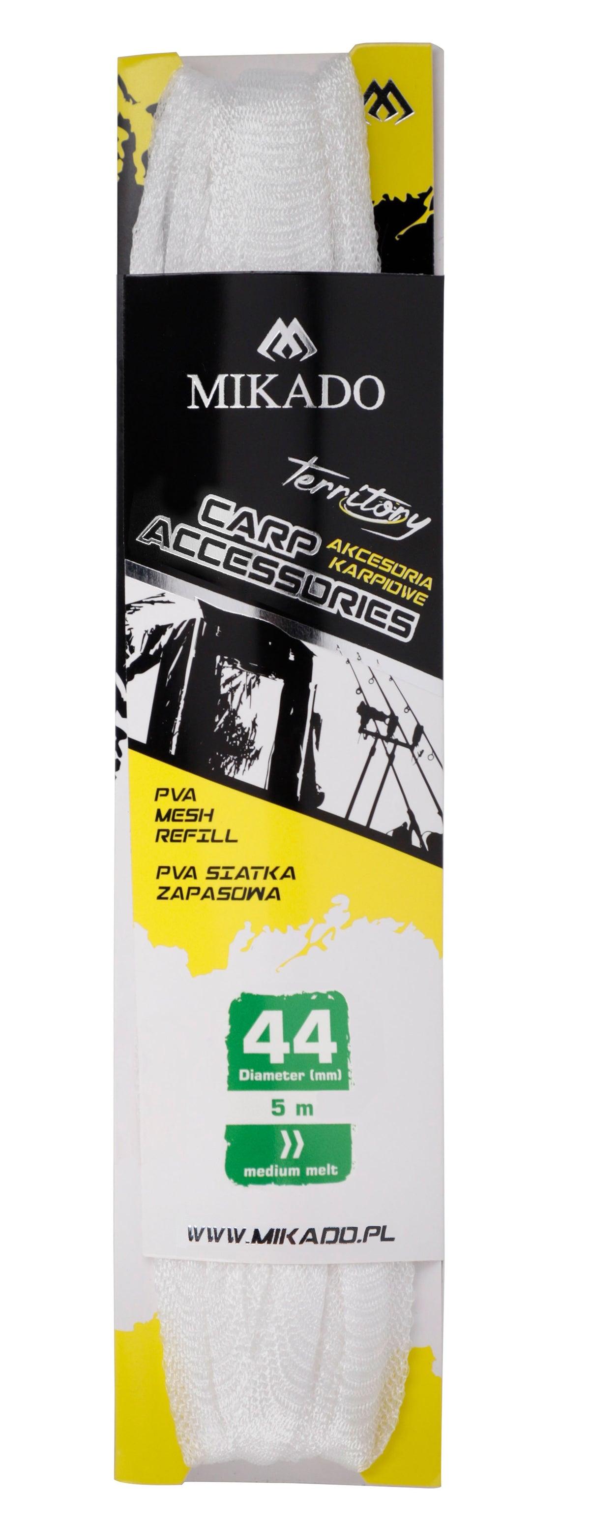 Mikado Pva - Mesh Nachfüllpackung Medium Auflösend 44mm/5m - 1 Stk.