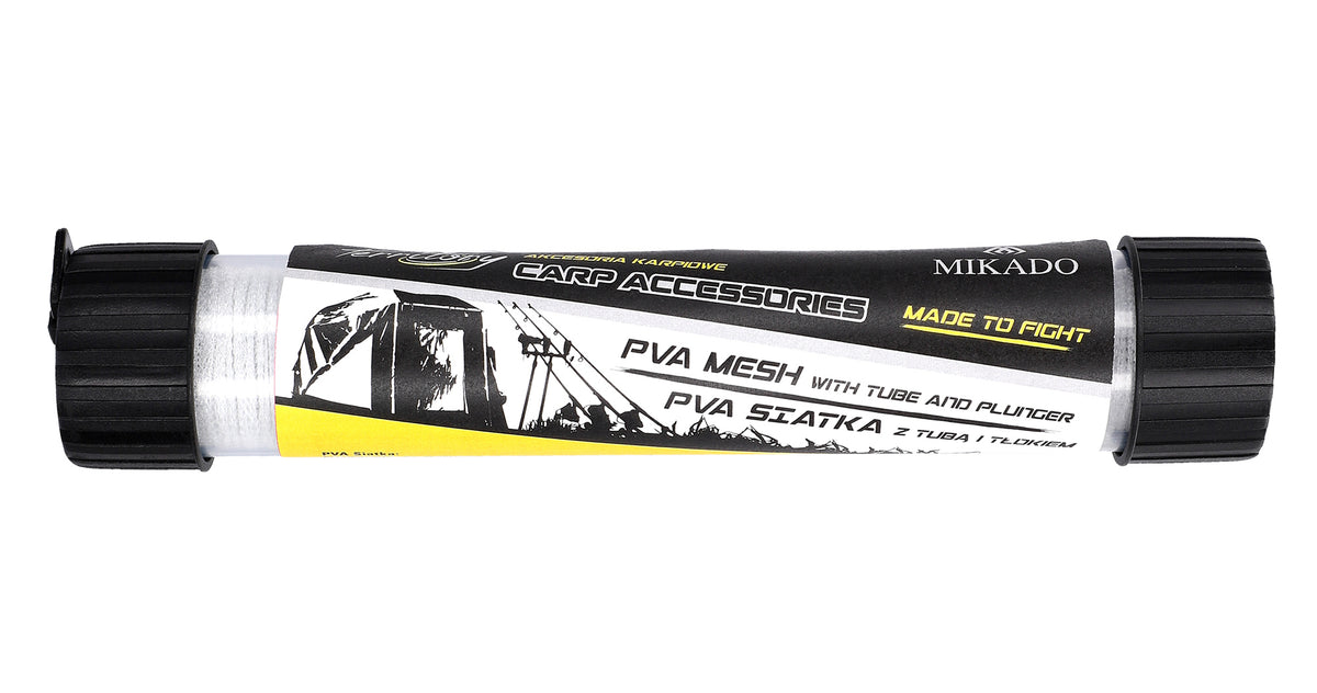 Mikado Pva - Mesh Mit Tube Und Plunger Schnellauflösend 44mm/5m - 1 Stk.