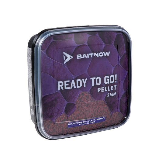 Mikado Pellet Method Feeder - Ready To Go Bloodworm Hemp 2MM 500g - Packung 1 stk.