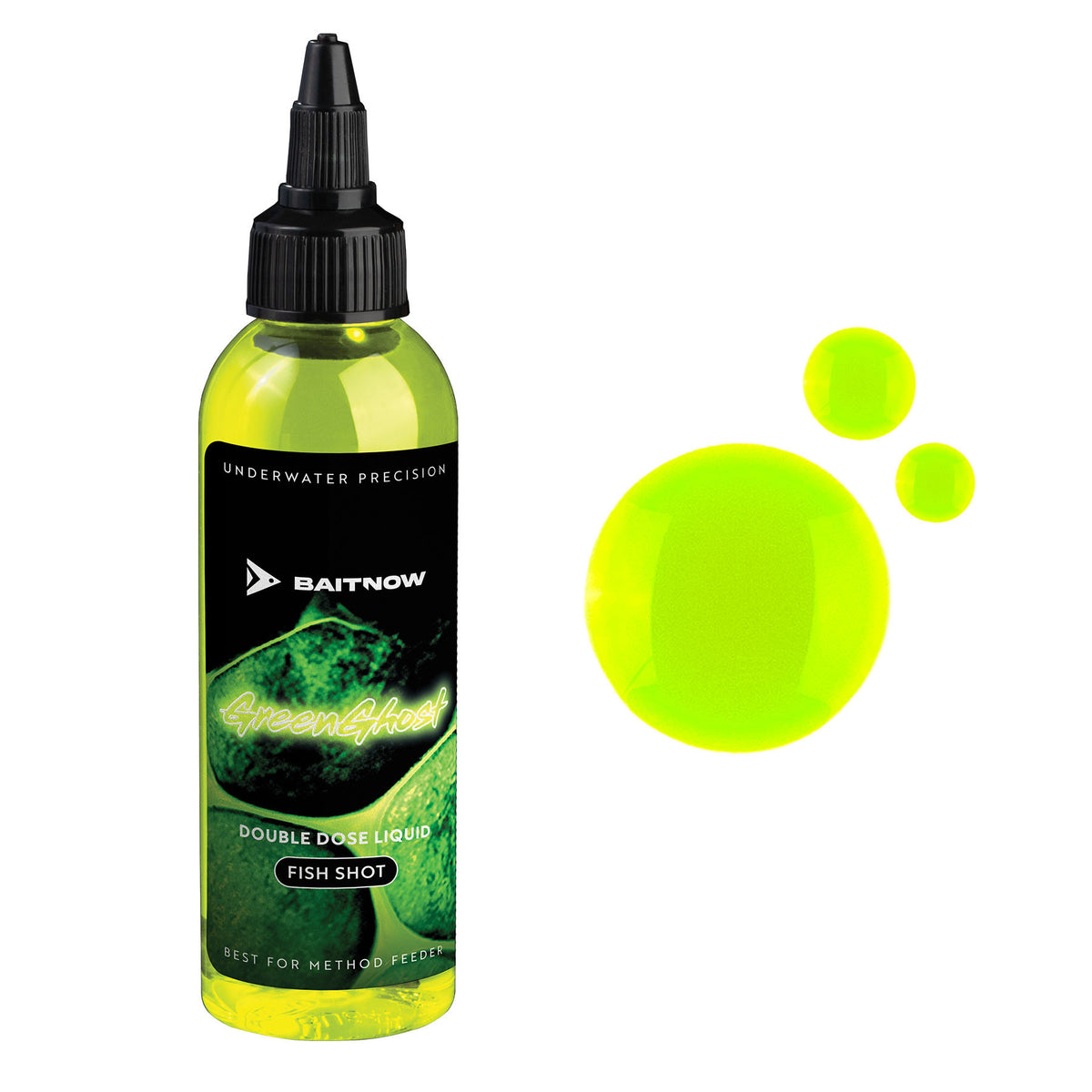 Mikado Liquid Method Feeder - Double Dose Green Ghost 100ml - Packung 1 stk.