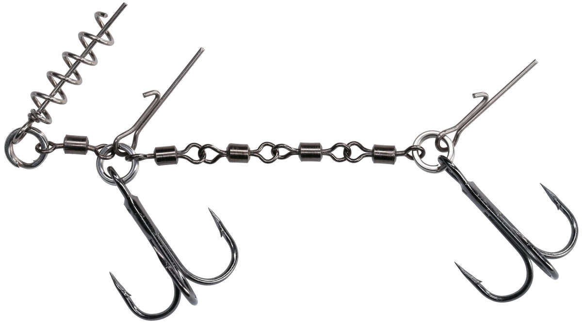Mikado Stinger - Jaws Double Evo Stinger - 25kg - Drillingshaken NR. 1/0 - 1 Stk.