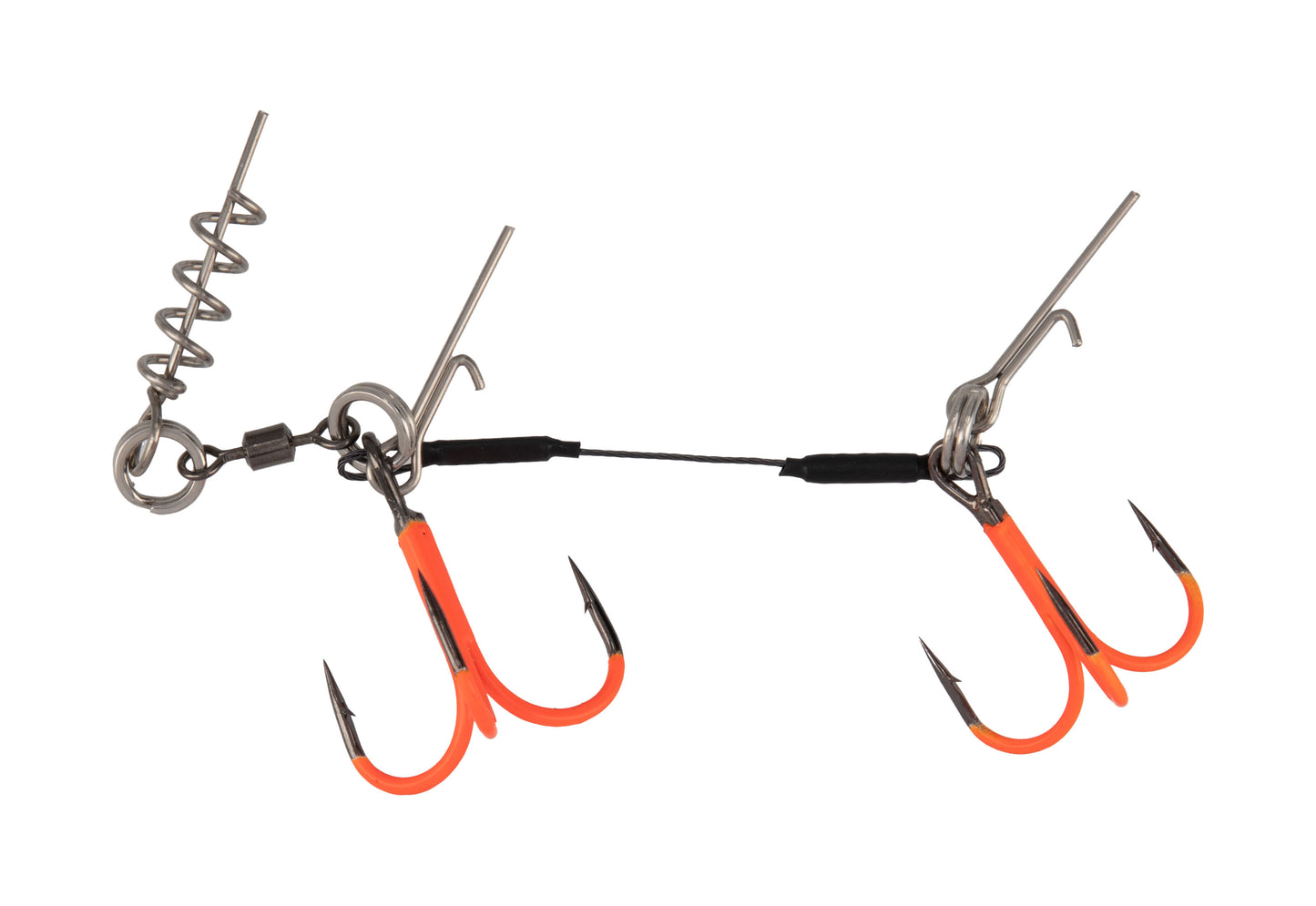 Mikado Stinger - Titan Jaws Double Evo Titanium Uv - 25 Kg - Drillinge 1/0 , 1 -  1 STK.