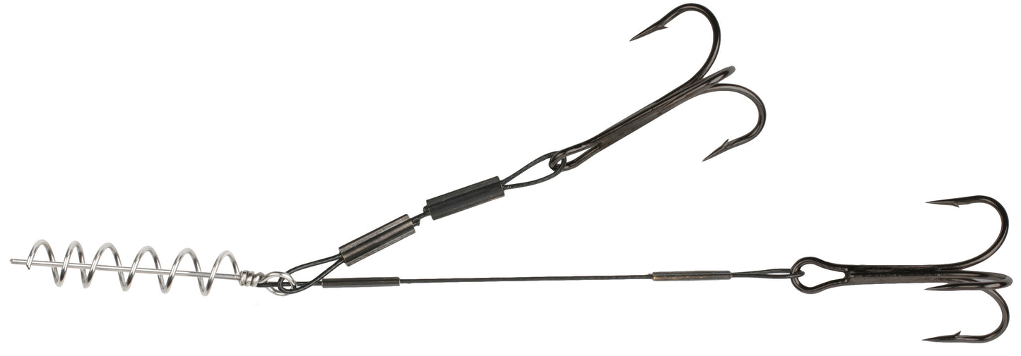 Mikado Stinger - Jaws Stahl Ohne Stifte - 5+10cmx24kg - Drillingshaken: 1/0 - 1 Stk.