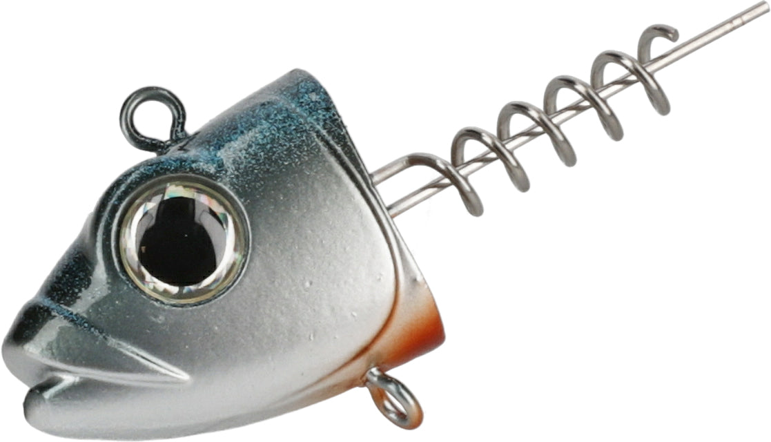 Mikado Schraube - Für Softlures Jaws Vertical - 30g/BLUE Roach - 2 Stk.