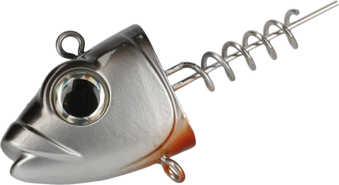 Mikado Schraube - Für Softlures Jaws Vertical - 45g/NATURAL Roach - 2 Stk.