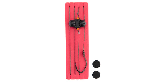 Mikado Set - Wels - Intro Cat „LIVE BAIT/EEL RIG” 100cm Haken Grösse - 4/0 - 1 Satz
