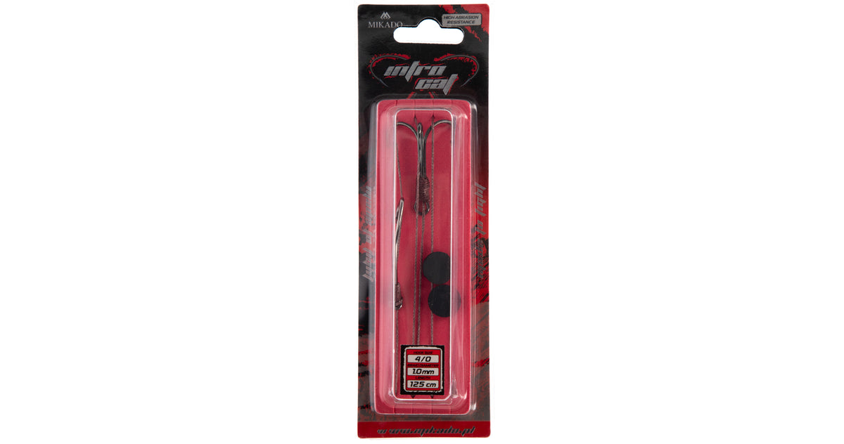 Mikado Set - Wels - Intro Cat 125cm Haken Grösse - 2/0 - Drillingshaken: 2/0 - 1 Satz