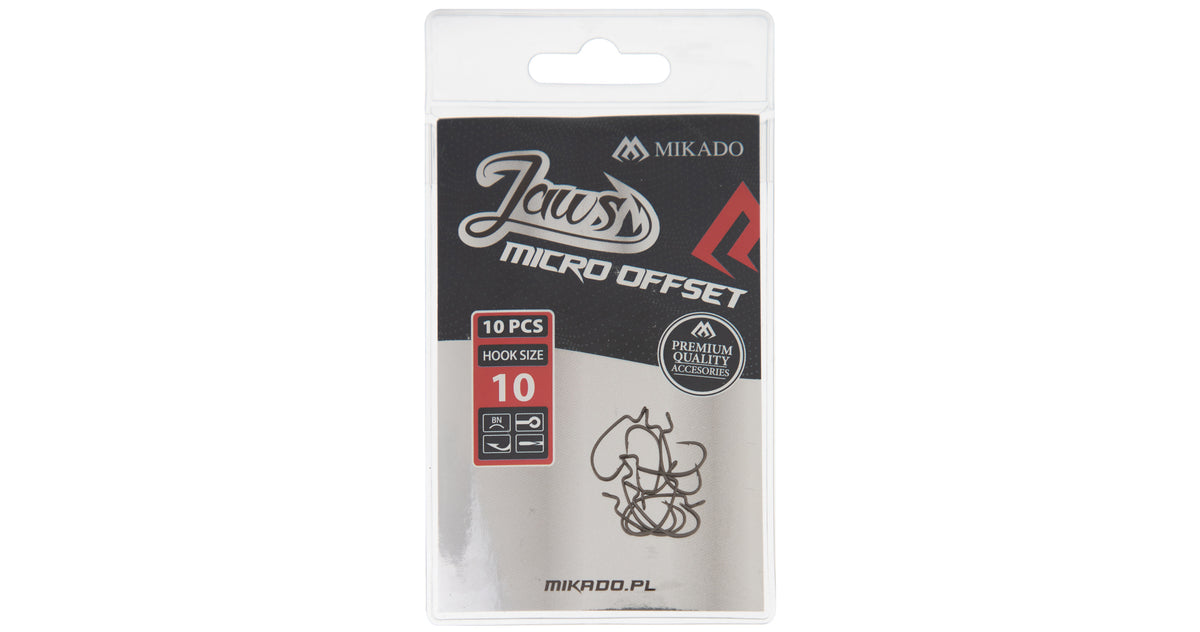 Mikado Haken - Jaws Micro Offset NR. 10 - 10 Stk.