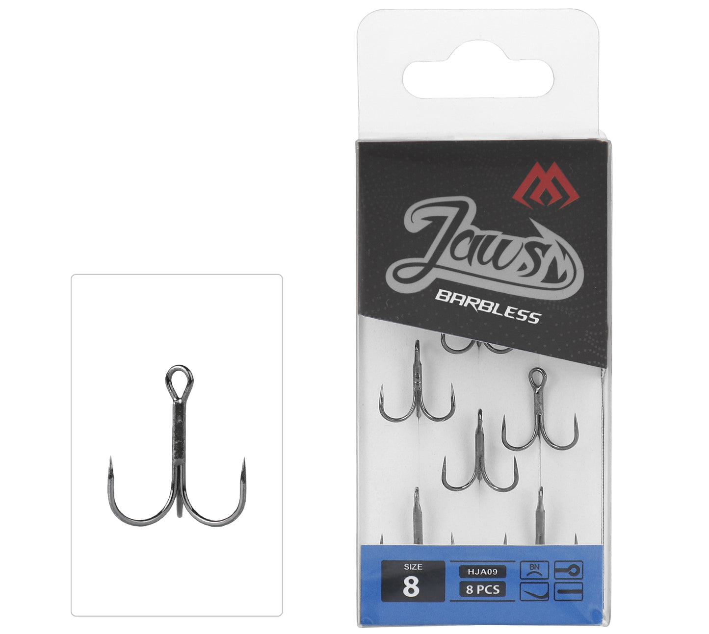 Mikado Drillingshaken Widerstandsfrei - Jaws Barbless NR. 4 - 6 Stk.
