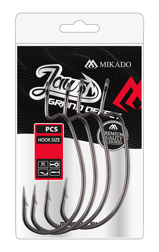 Mikado Haken - Jaws Grand Offset Nr 6/0 - 4 Stk.