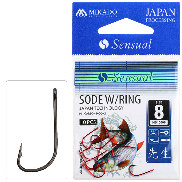 Mikado Haken - Sensual - Sode W/RING NR. 14 Bn - 10 Stk.