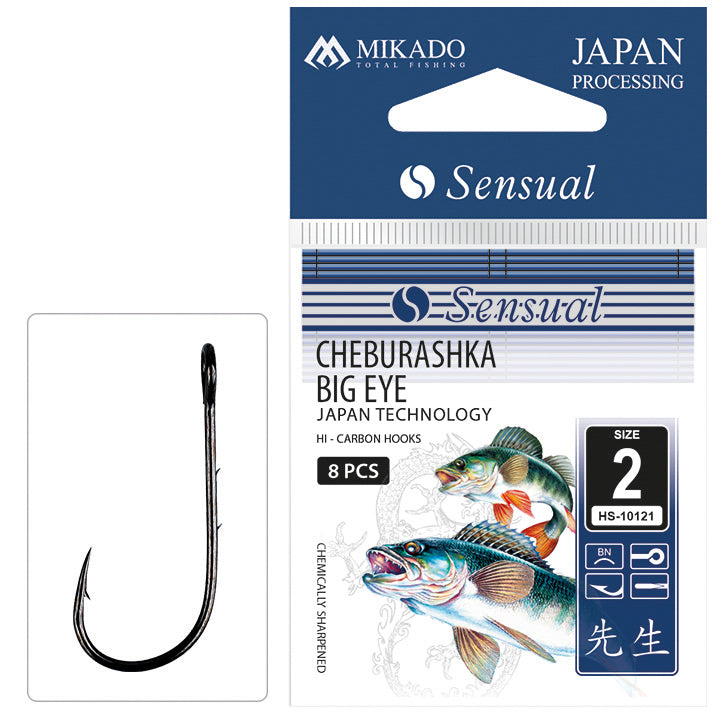 Mikado Haken - Sensual - Cheburashka Big Eye NR. 2 Bn - 8 Stk.