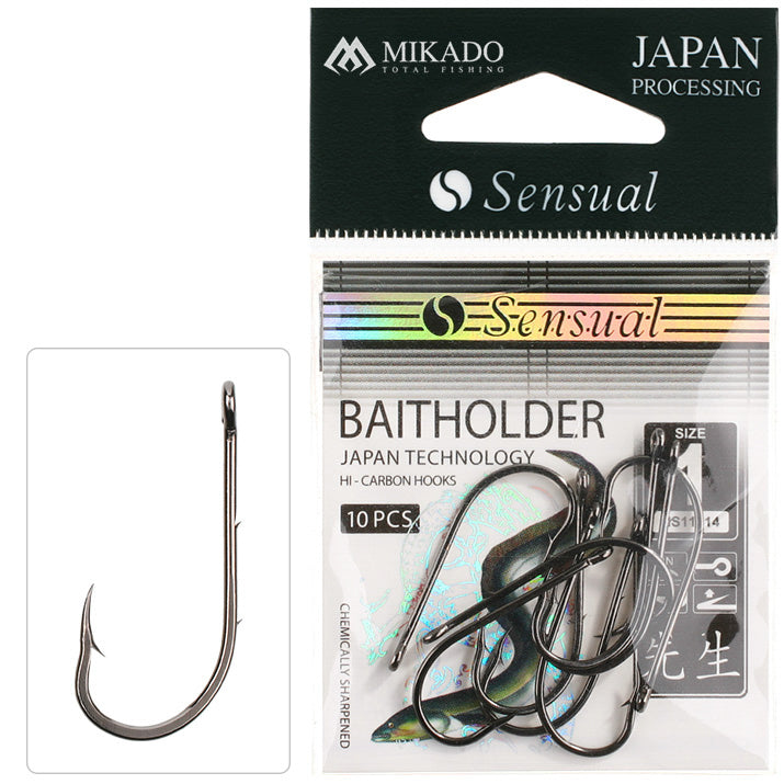 Mikado Haken - Sensual - Baitholder NR. 2 Bn - 10 Stk.
