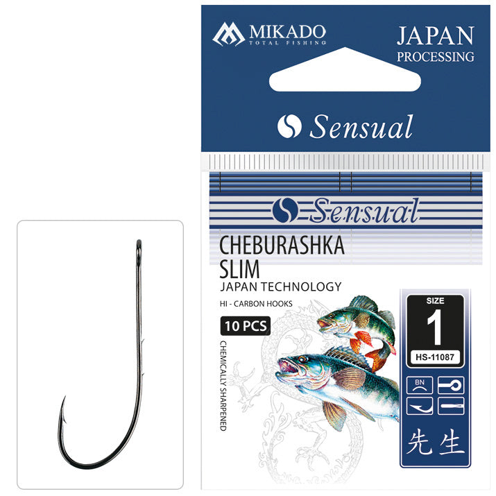 Mikado Haken - Sensual - Cheburashka Slim NR. 1/0 Bn - 10 Stk.