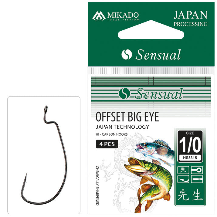 Mikado Haken - Sensual - Offset Big Eye NR. 5/0 Bn - 2 Stk.