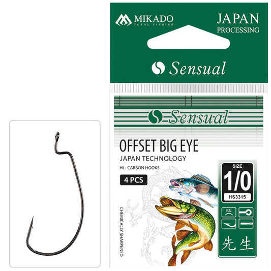 Mikado Haken - Sensual - Offset Big Eye NR. 5/0 Bn - 2 Stk.
