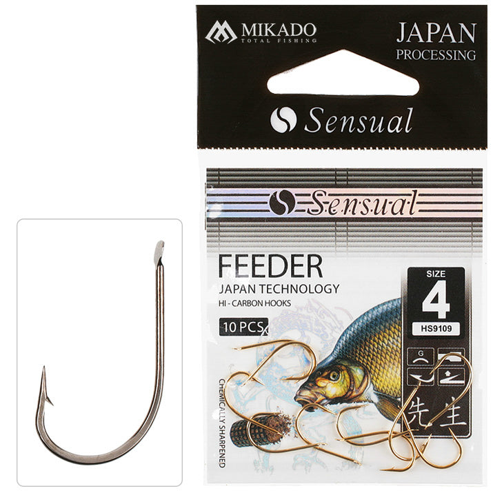 Mikado Haken - Sensual - Feeder 9109 NR. 6 Bn - 10 Stk.