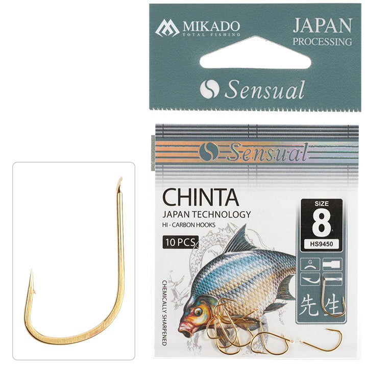 Mikado Haken - Sensual - Chinta NR. 8 G - 10 Stk.