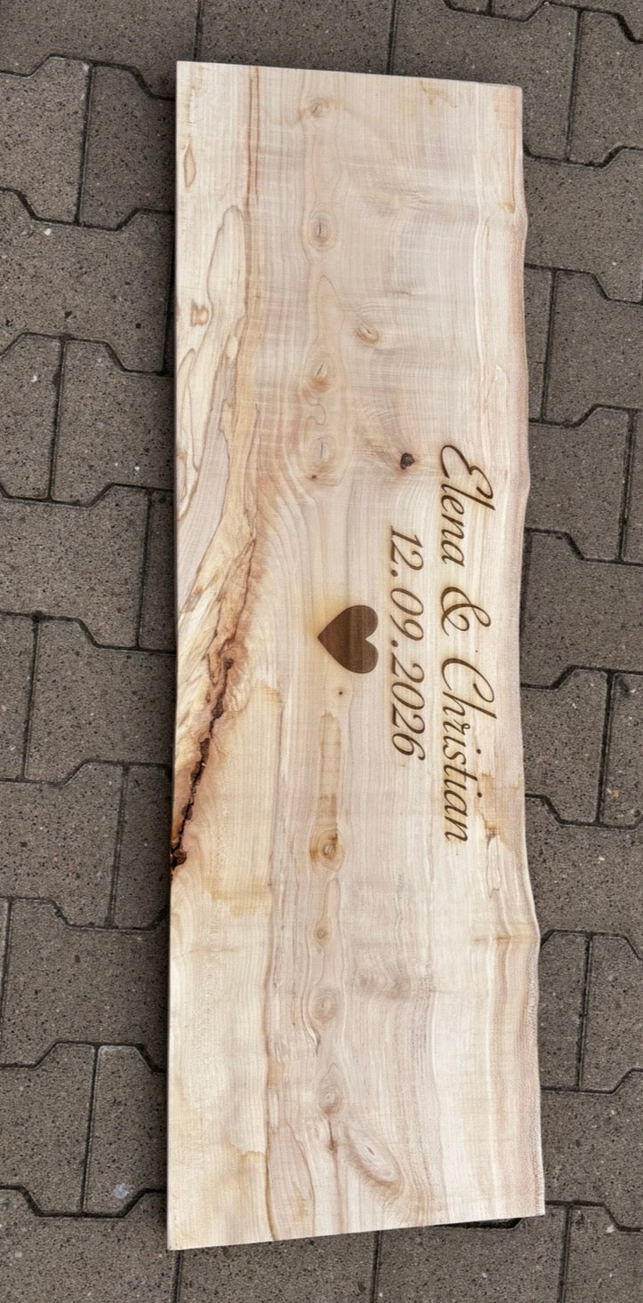 Hochzeitsbohle Gästebuch Bohle, Hochzeit