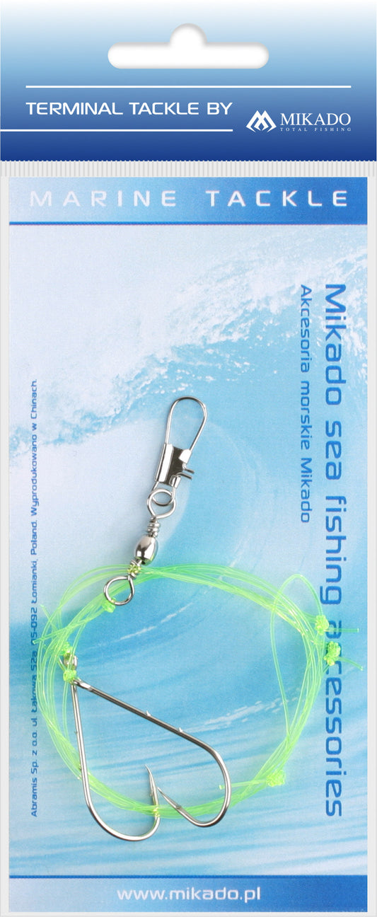 Mikado Meeres-Set - Simple Boom Rig 0.60mm - Haken 1/0 - 1 Satz