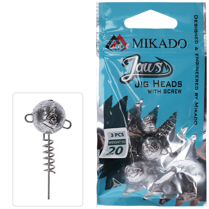 Mikado Bleikopf - Jaws Mit Schraube 30g - 3 Stk.
