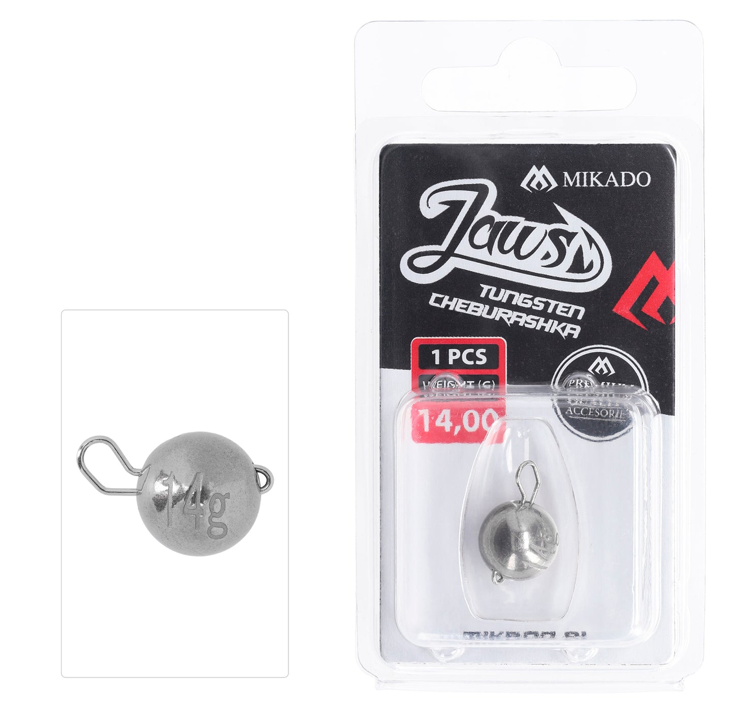 Mikado Cheburashka - Tungsten Jaws 14g - 1 Stk.