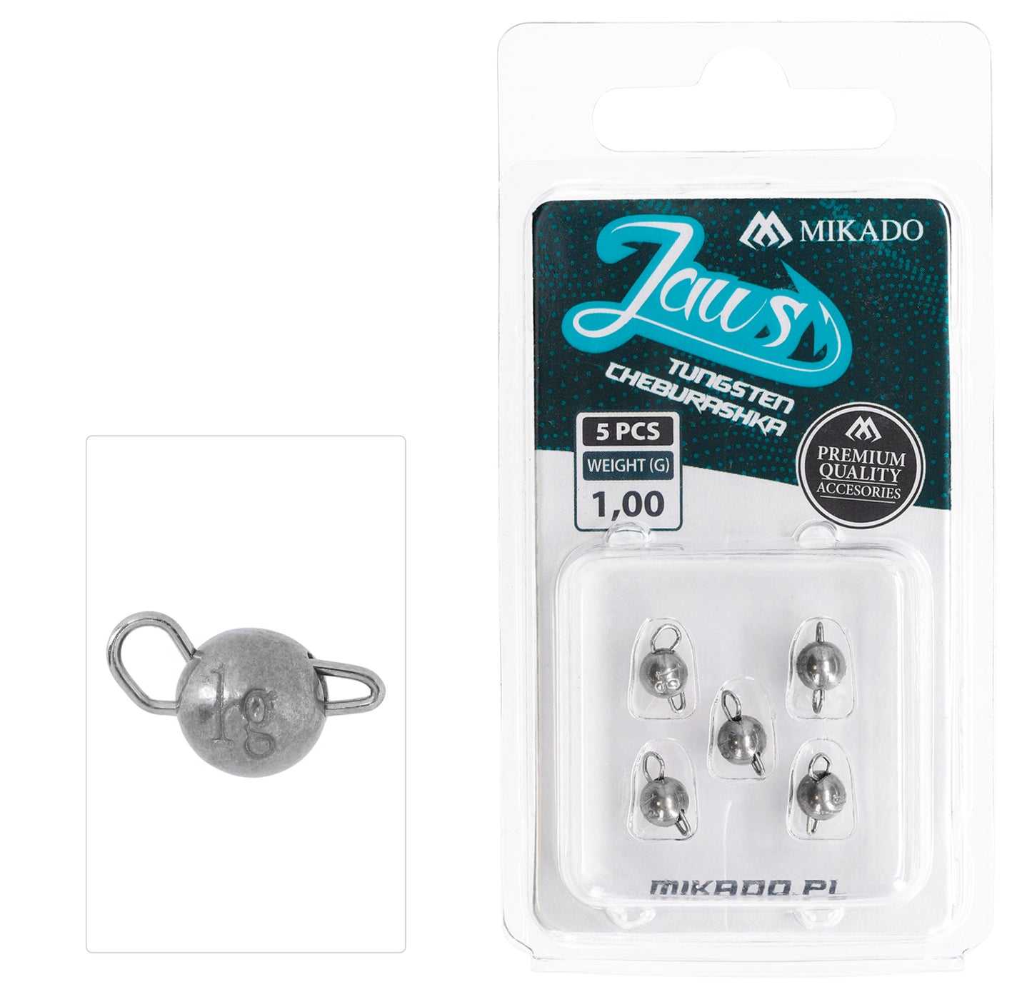 Mikado Cheburashka - Tungsten Jaws 1g - 5 Stk.