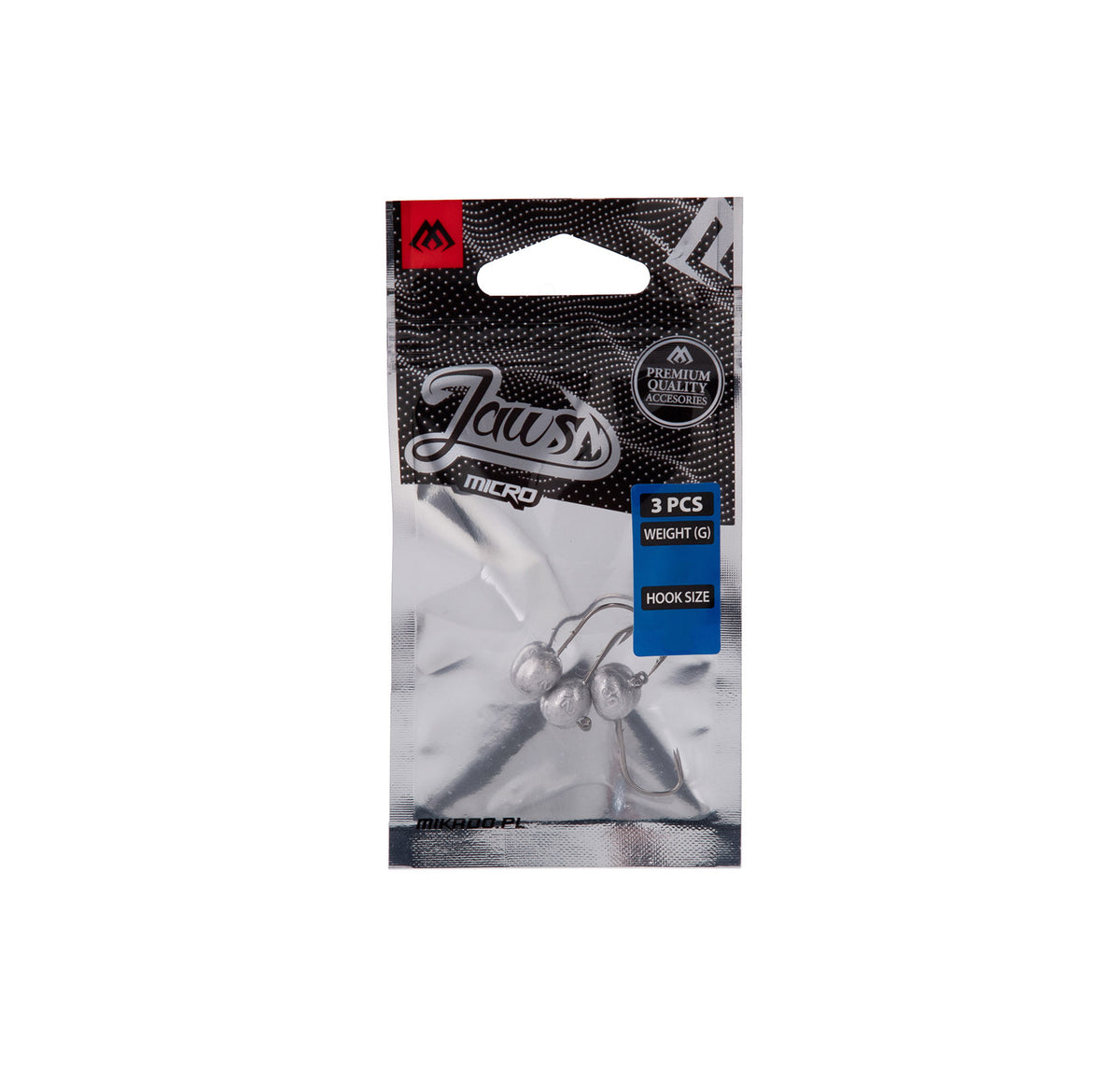 Mikado Jig Head - Jaws Micro - 2.5g-6 Bn - 3 Stk.