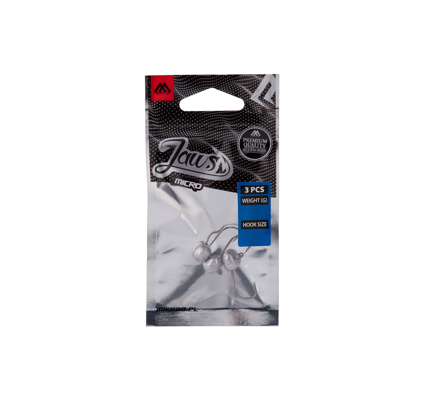 Mikado Jig Head - Jaws Micro - 1.5g-2 Bn - 3 Stk.