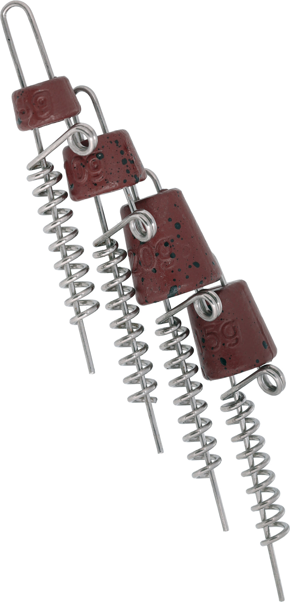 Mikado Schraube - Für Köder - Jaws Quick Change Spiral - Mix - 6cm - 4 Stk.