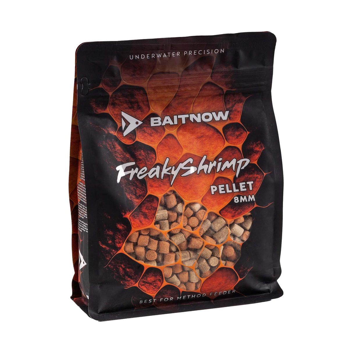 Mikado Pellet Method Feeder - Freaky Shrimp 8MM 800g - Packung 1 stk.