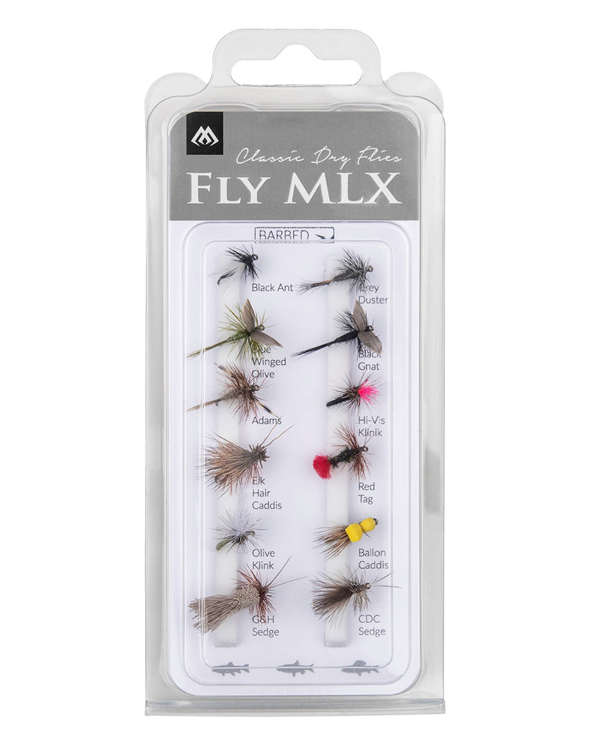 Mikado Set - Künstliche Fliegen - Dry Flies - Barbed - 1 Satz