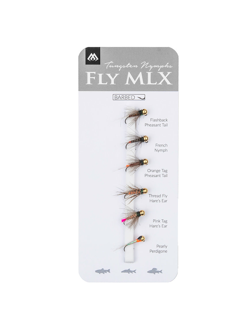Mikado Set - Künstliche Fliegen - Tungsten Nymphs - Barbed - 1 Satz