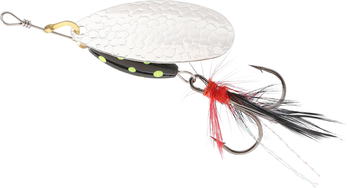 Mikado Spinner - M-Grub Nr 2 Silber / Black Lemon - 1 Stk.