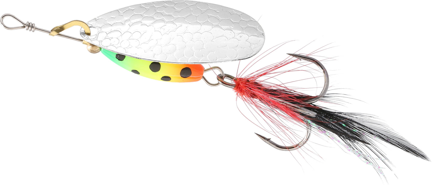 Mikado Spinner - M-Grub Nr 2 Silber / Firetiger - 1 Stk.