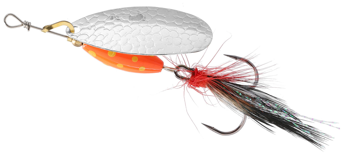 Mikado Spinner - M-Grub Nr 2 Silber / Red Tiger - 1 Stk.