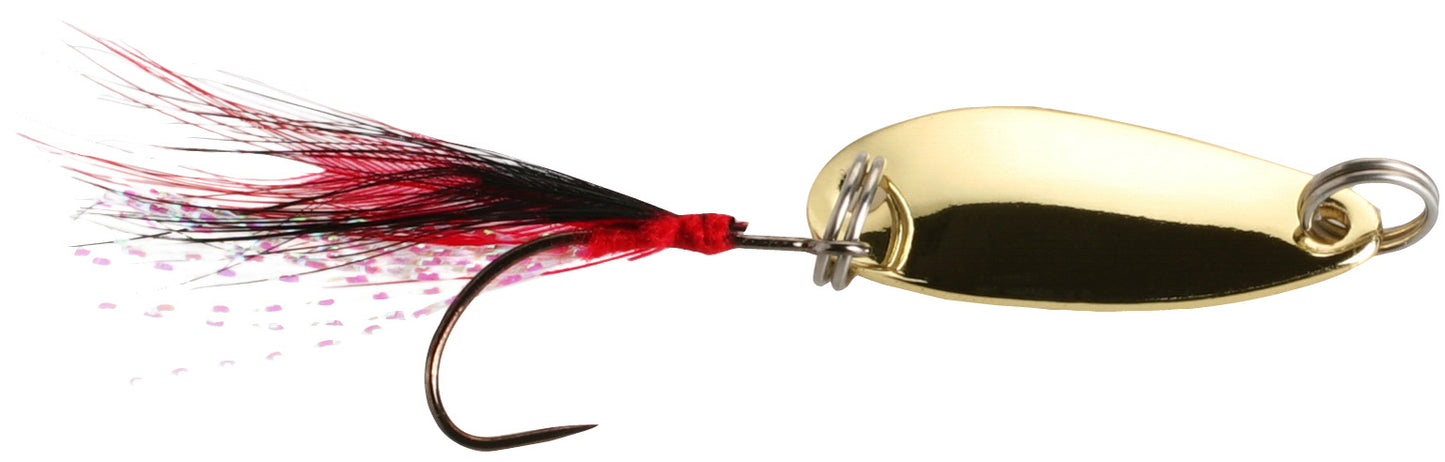 Mikado Blinker - Mini Spoon Mit Quaste 2.4cm/1.5g - Gold - 1 Stk.