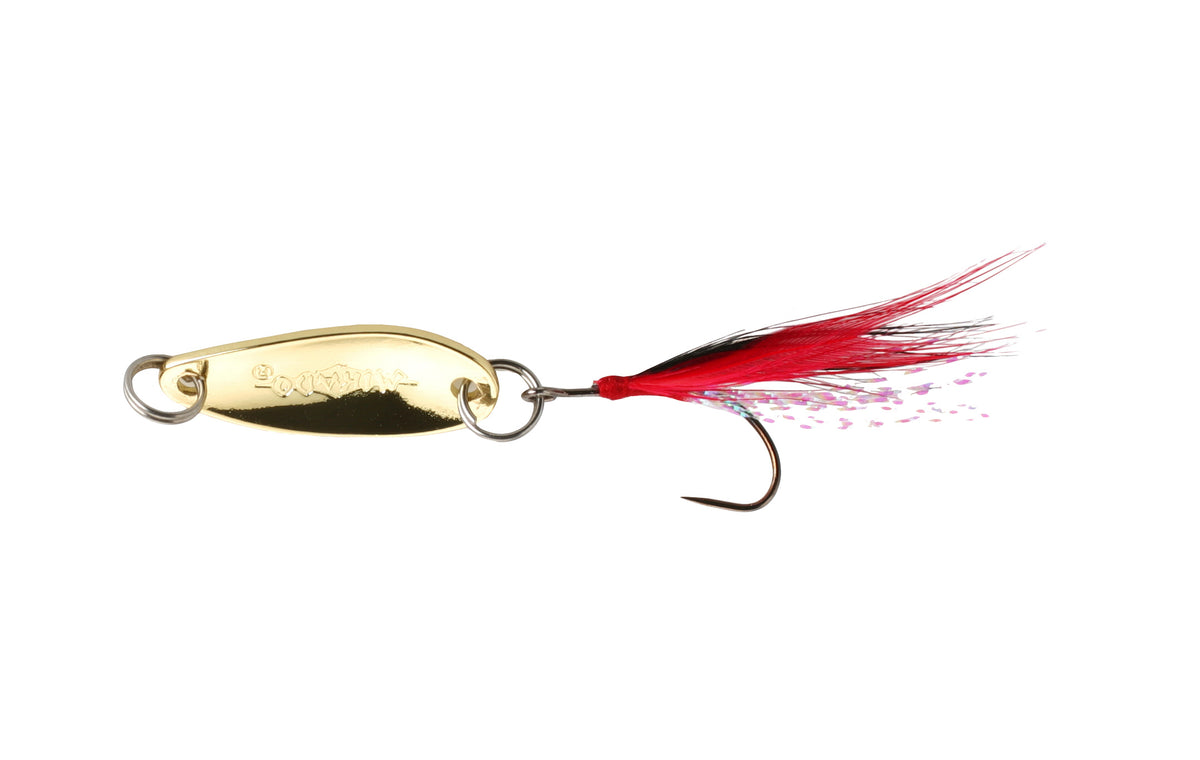 Mikado Blinker - Mini Spoon Mit Quaste 2.4cm/1.5g - Gold - 1 Stk.