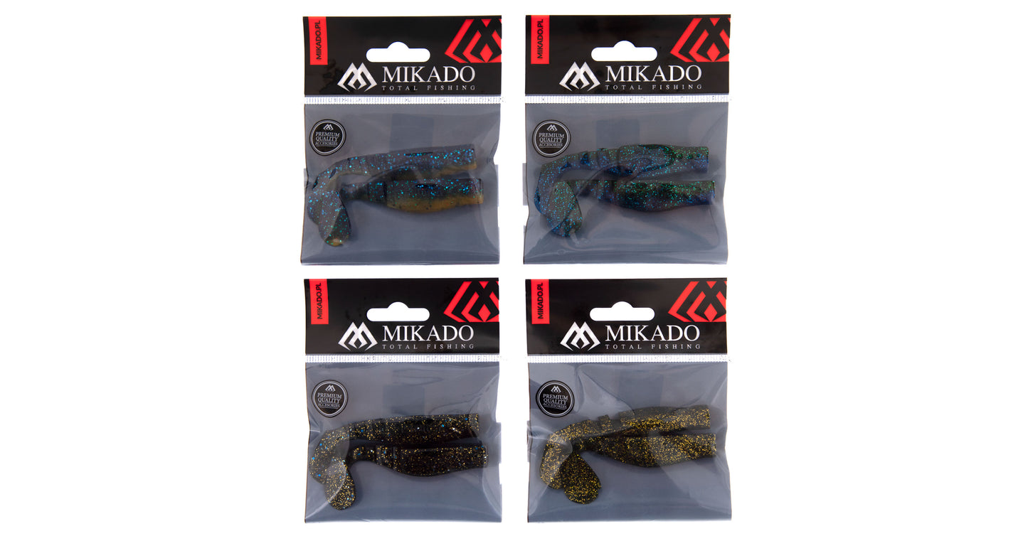 Mikado Köder - Fishunter Ii 6.5cm/DARK Mix - 2 Stk.
