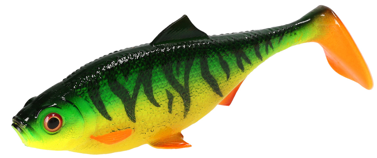 Mikado Köder - Mft Roach 12cm/FIRE Tiger - 4 Stk.