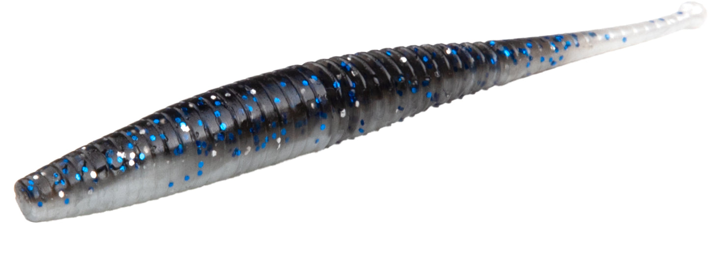 Mikado Köder - M-Craft Wiggly Worm 50mm / Bluegill  - 10 Stk.